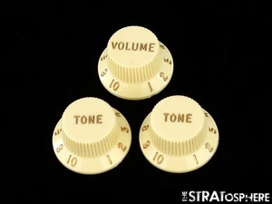 Fender American Eric Johnson Strat GUITAR KNOBS Volume Tone Aged. - Picture 1 of 1