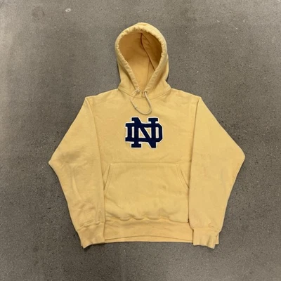 Sudadera con capucha Notre Dame para hombre talla mediana peso pesado Foto 1 de 4