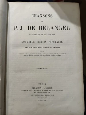 Chansons De P.-J. De Beranger - Image 1 of 4
