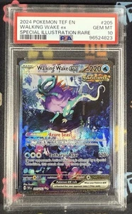 Pokémon WALKING WAKE EX 205/162 Special Illustration Rare Temporal Forces PSA 10 - Picture 1 of 2