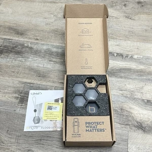 Orbit 71003 B-hyve Smart Flood Sensor 3-Pack with Wi-Fi Hub IMMEDIATE FLOOD DETE - Picture 1 of 6
