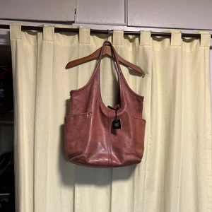 FRYE Campus Schultertasche Damen Burnt Red Leder - Bild 1 von 20
