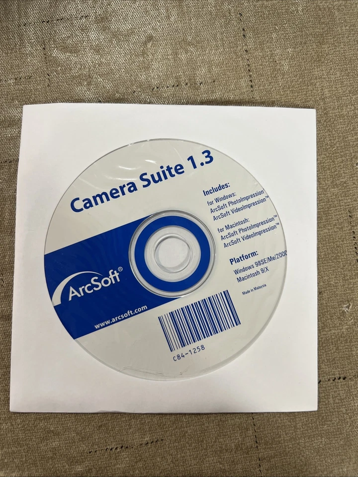 ArcSoft Camera Suite 1.3 For Windows or Macintosh Disc- New - Image 1 of 1