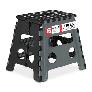 Klapphocker faltbar Camping Hocker Badhocker Klappschemel Badezimmerhocker Bad - Bild 1 von 18