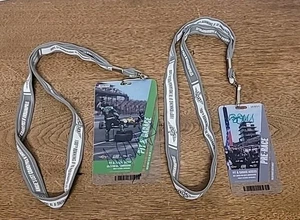 2016 Indy500 GP Pit & Garage Pre Race Credential Lanyards Andretti/Herta signiert - Bild 1 von 6
