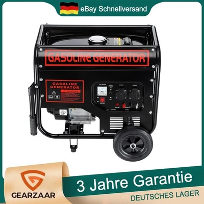 7,5PS Stromgenerator Benzin Stromerzeuger 4-Takt Generator 3000W 2x 220V  AVR - Bild 1 von 4