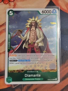 One Piece CCG Diamante OP04-028 Kingdoms of Intrigue English Foil Rare - Picture 1 of 2