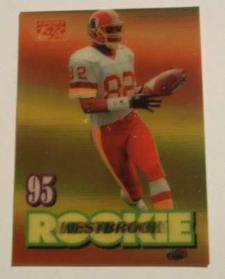 1995 SPORT FLIX FOOTBALL CARD MICHAEL WESTBROOK #121 WASHINGTON REDSKINS ROOKIE - Image 1 of 4