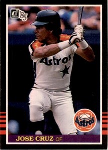 1985 Donruss Jose Cruz 101 Baseball Cards #304