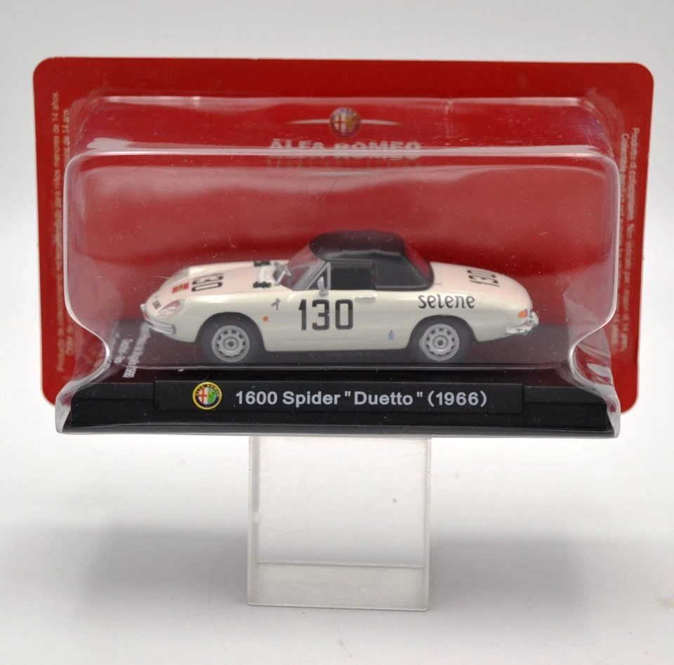 DIE CAST " 1600 SPIDER DUETTO (1966) N° 130 " ALFA COLLECTION ESCALA 1/43 - Imagen 1 de 1