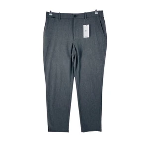 Mango Hombre Gris Oscuro Estándar Cónico Para Vestido Pantalones Eu 44 It 50 W34 - Imagen 1 de 14