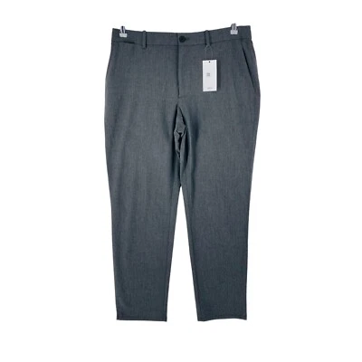 Mango Hombre Gris Oscuro Estándar Cónico Para Vestido Pantalones Eu 44 It 50 W34 - Imagen 1 de 4