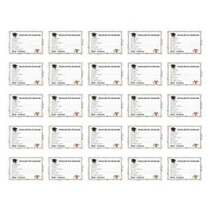 2024 Graduation Advice Cards Graduation Wish and Advice Cards for High School - Picture 1 of 8