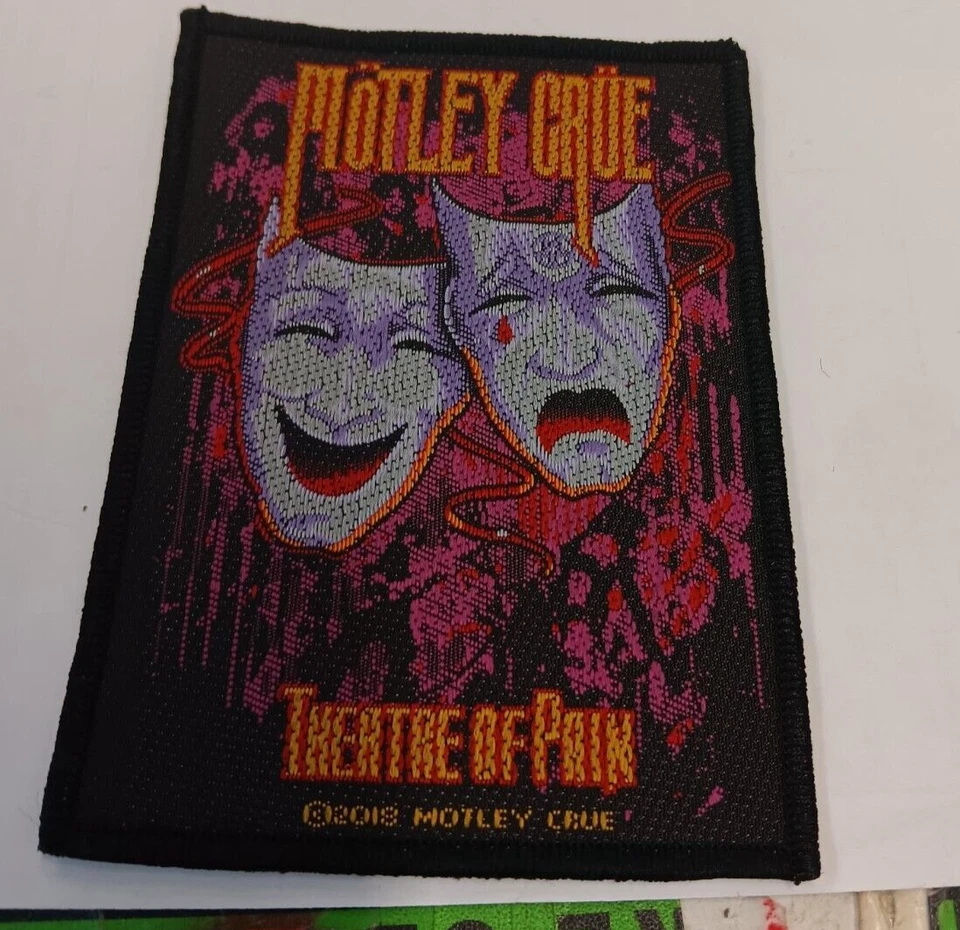 PARCHE MOTLEY CRUE NUEVO RARO COLECCIONABLE TEJIDO IMPORTACIÓN INGLESA Foto 1 de 1