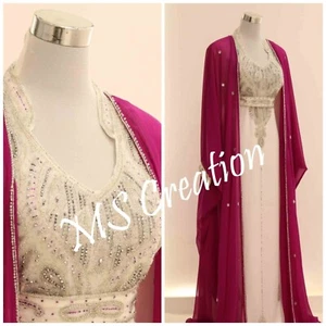 Sale Luxury Moroccan Dubai Elegant Stitched Dress Perfect for Any Occasion BY MS - Picture 1 of 5