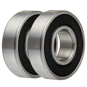 6204RS Rillenkugellager 46 mm x 21 mm x 13 mm, gummidichtet, 2 Stück - Bild 1 von 2