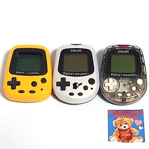 Lot 3 Nintendo Pocket Pikachu Color Set Pokemon Training Game Tested Rare Japan - Picture 1 of 13