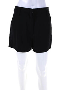 A.L.C. Womens High Rise Flat Front Dress Shorts Black Size 8