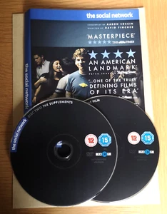 THE SOCIAL NETWORK - USED X2 DVD - DVD & COVER BUT NO CASE - FREE P&P - Foto 1 di 1