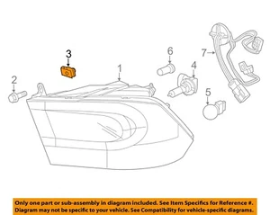 CHRYSLER OEM Headlight Head Light Lamp-Headlamp Assembly Clip 68050777AA - Picture 1 of 2