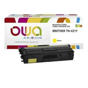 OWA Armor Brother TN-421Y Remanufactured Toner Geel - 1800 pagina's - K18060OW - Afbeelding 1 van 1