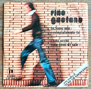 RINO GAETANO - TU, FORSE NON ESSENZIALMENTE TU - 45 RPM 1974 IT ZT 7057 - NM/EX - Bild 1 von 4