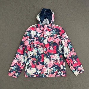 The North Face Rain Jacket Girls Large 14/16 Colorful Floral DryVent Hooded - Picture 1 of 15
