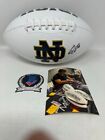 Quenton Nelson Notre Dame Fighting Irish Signed Autographed Football Beckett