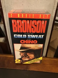 Cold Sweat And Chino 2 Movie Set VHS New in shrink wrap- Charles Bronson - Picture 1 of 5