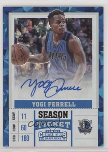 2017 Panini Contenders Draft Picks Cracked Ice Ticket /23 Yogi Ferrell #20 Auto