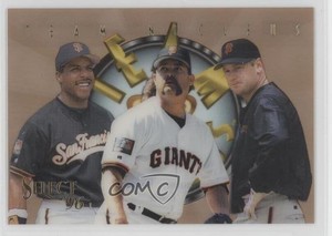 1996 Select Team Nucleus Matt Williams Rod Beck Barry Bonds #18
