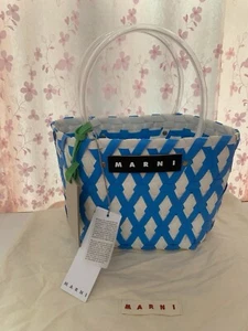 NWT Marni Light blue diamond tote bag $251 - Picture 1 of 4