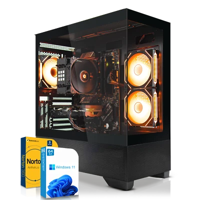 SYSTEMTREFF Gamer PC•AMD Ryzen 7 5700X•Nvidia 5060 Ti 16GB•32GB DDR4•1TB NVMe