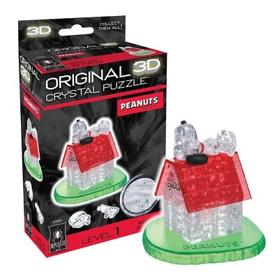 Peanuts Snoopy House 3D Crystal Puzzle Fun Brain Teaser for Ages 12 and Up - Image 1 of 4