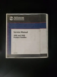 Allison Transmission Service Manual 1000 And 2000 Product Families - Picture 1 of 7