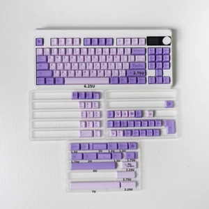 Frost Witch Purple Theme Keyboard Keycaps 141Pcs/set PBT Cherry Profile - Picture 1 of 16