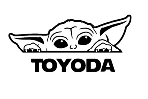 Toyota Tacoma Tundra Highlander RAV4 4Runner Venza -TOYODA  - Die cut Decal - Foto 1 di 7