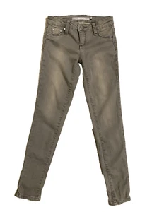 Tractr Gray Wash Distressed Denim Skinny Jeans Girls Size 8 - Picture 1 of 4