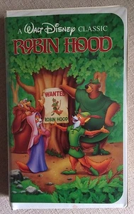 ROBIN HOOD WALT DISNEY VHS CLASSICS BLACK DIAMOND COLLECTION EDITION "RARE" - Bild 1 von 5