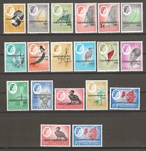 SWAZILANDIA 1968 SG 142/160 MNH - Imagen 1 de 1