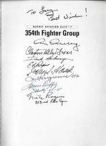 William N Hess / 354th Fighter Group Signed 1st Edition - Foto 1 di 2