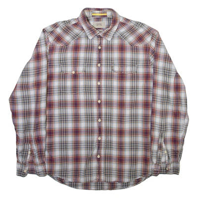 CAMEL ACTIVE Mens Shirt Grey Check Long Sleeve L - Image 1 of 4