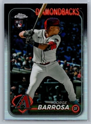 2024 Topps Chrome Update #USC163 Jorge Barrosa REFRACTOR Arizona Diamondbacks - Image 1 of 2