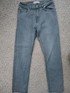 Mens Next Jeans Grey Size 32 S Short Slim Fit - Picture 1 of 5