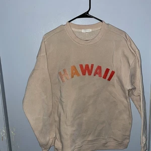 Sudadera Ultra Flirt Mujer Grande Cuello Redondo HAWAII Arco Iris Letras Pullover V - Imagen 1 de 3