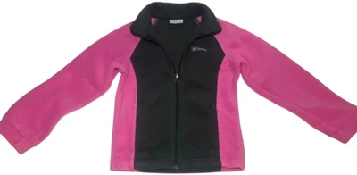 Columbia Girls Benton Springs Full Zip Fleece Jacket, Small 7/8 - Image 1 of 4