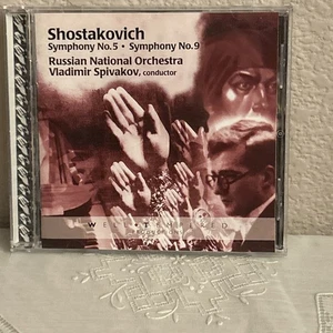 Shostakovich: Symphonies 5 & 9 [CD]- Russian National Orchestra-V. Spivakov HDCD - Picture 1 of 3