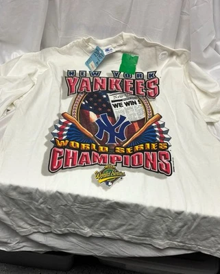 Camiseta De Colección 1996 NY Yankees Campeones de la Serie Mundial Starter Nueva Con Etiquetas Talla Grande Foto 1 de 3