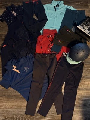 Reiter Bekleidungspaket Mädchen 133- 153 13 Teile - Bild 1 von 4