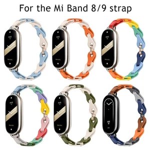 Bracelet en Caoutchouc Découpé pour Xiaomi Series 9/8 - Montre Connectée - Noir - Zdjęcie 1 z 26